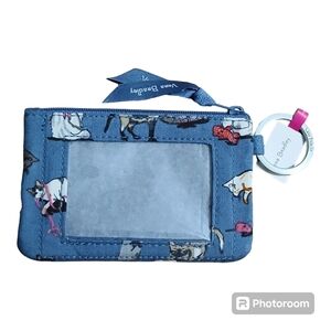 Vera Bradley zip ID case Cats Meow